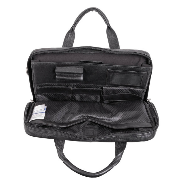 Skórzana torba na laptopa 13,3" Mcklein Montclare 15495S czarna